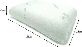 Cuscino anatomico memory foam 58x38 cm - JAHU collections