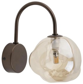 Applique LAVA 1xG9/8W/230V bronzo/fumé beige