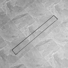 Canaletta Di Drenaggio Per Doccia Lineare 930x140 Mm İn Acciaio /