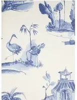 Tapete Palais Chinois von Osborne & Little - White/ Blue