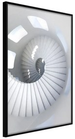 Poster  Spiral Stairs  Cornice Quadri Cornice nera, Larghezza x Altezza Home decor 20x30