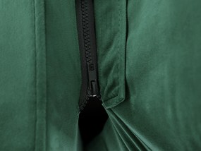 Letto matrimoniale velluto verde 180 x 200 cm MELLE Beliani