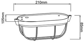 Brilliant - Plafoniera BOBBI 1xE27/40W/230V nera