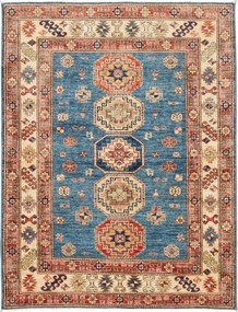 Kazak Tappeto orientale 150x200 Blu (Pakistan) Annodato A Mano