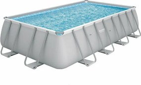 Piscina base struttura e liner rettangolare Power Steel iseo 488x244x122 cm