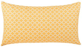 Cuscino da esterno giallo con motivo geometrico 40 x 70 cm ASTAKOS Beliani