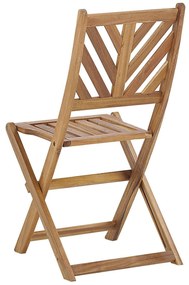 Set bistrò in legno di acacia TERNI Beliani