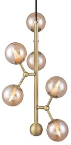 Atom Vertical Lampada a Sospensione Antique Brass - Halo Design