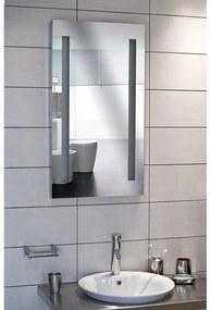 Kamalu - specchio bagno rettangolare 50x90cm a led kam-1392