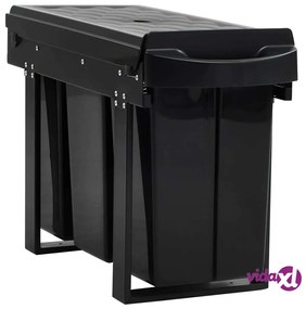 vidaXL Cestino Estraibile per Mobile Cucina Chiusura Ammortizzata 36L