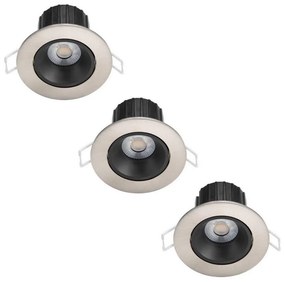 Philips - SET 3x LED Lampada da bagno dimmerabile ABROS LED/9W/230V IP44