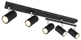 Globo 57911-5B - Faretto ROBBY 5xGU10/35W/230V nero