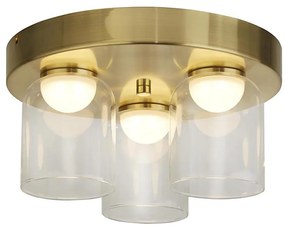 Searchlight 23083-3SB - Lampada da soffitto HIGHBALL LED, 3 LED, 5,3 W, 230 V, Ø 30 cm