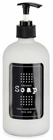Dispenser di Sapone Bianco Vetro polipropilene 480 ml (24 Unità)