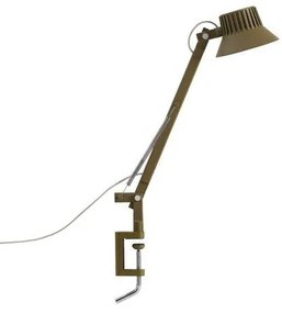 Muuto - Dedicate Lampada da Tavolo w/Clamp S1 Brown Green Muuto