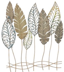 Decorazione murale con motivo di foglie di cactus, altezza 87 cm Foglie - Mauro Ferretti