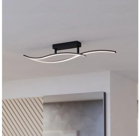 Eglo 901206 - Plafoniera LED GRISOLIA LED/12W/230V 4000K nero