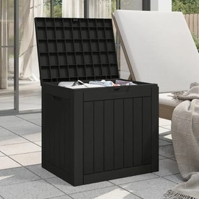 Contenitore giardino nero 55,5x43x53 cm polipropilene