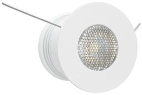 Faretto Segnapasso LED 3W IP44 Bianco 25° 220V Colore Bianco Caldo 3.000K