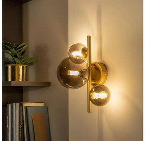 Brilagi - Applique a LED MILLA 3xG9/3W/230V oro/fumé