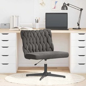 Sedia Da Ufficio Girevole Riccio Grigio Scuro Effetto Lana /
