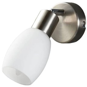 Lindby - Arda Applique da Parete Stainless Steel/Opal Lindby