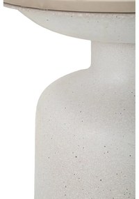 Tavolino rotondo con piano in ceramica ø 40 cm Fush - Mauro Ferretti