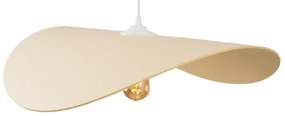 MAXLIGHT P0585 - Lampadario a sospensione con filo PAN 1xE27/15W/230V diametro 60 cm color crema