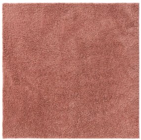 benuta Basic Tappeto a pelo lungo Soho Rosa 160x160 cm - Tappeto design moderno soggiorno