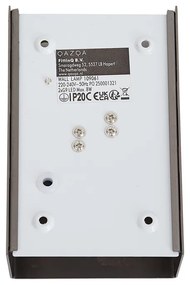 Lampada da parete moderna color canna di fucile 2 luci - Otan S