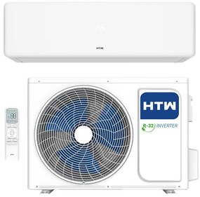 Condizionatore a muro monosplit inverter HTW S035EON-R32 12000 BTU classe raffreddamento A+++, classe di riscaldamento A++, bianco
