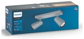 Philips 50572/48/PN - Faretto LED MYLIVING PAISLEY 2xGU10/5,5W/230V