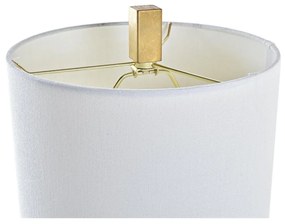 Lampada da tavolo DKD Home Decor Dorato Bianco 220 V 50 W Moderno (25 x 25 x 60 cm)