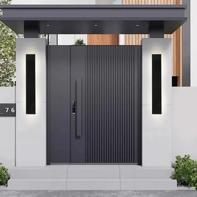 Brilagi - Applique solare a LED SUN, 4 W, 230 V, 60 cm, 4000 mAh, IP44