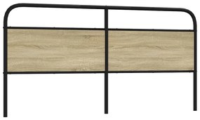 Testiera Rovere Sonoma 200 Cm İn Acciaio E Legno Multistrato /