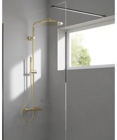 Colonna doccia con miscelatore Concept Air Brushed Gold