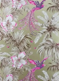 Tapete Bird of Paradise von Osborne & Little - Fuchsia/ Purp