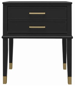 Comodino nero Westerleigh – CosmoLiving by Cosmopolitan