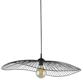 Searchlight 88550BK - Lampadario a sospensione con filo WAVE 1xE27/60W/230V nero