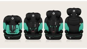 Lionelo - Seggiolino per auto LEVI i-Size da 76 a 150 cm Verde Smeraldo