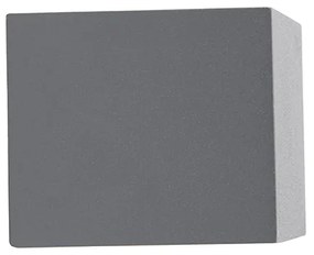 Lampada da parete smart nera con WiFi GU10 IP44 - Baleno