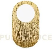 Applique a parete led hockey oro in metallo e alluminio 6w 700lm cc...