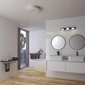 Plafoniera LED bagno Vizzini Enki, bianco Ø 40 cm, luce con 3 temperature di colore dimmerabile, 2000 lumen INSPIRE