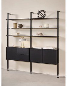 Libreria nera in rovere decor 98x210 cm Edge by Hammel - Hammel Furniture