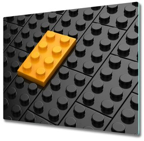Tagliere in vetro temperato Mattoni Lego 60x52 cm