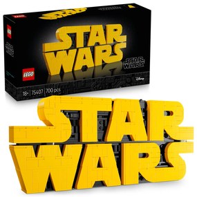 Star Wars logo in mattoncini Lego