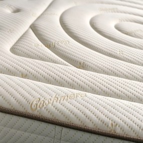 Materasso bifacciale in schiuma dura/media/termoregolatore 140x200 cm Cashmere Premier - Moonia