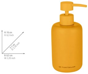 Dispenser per sapone in poliresina color senape 325 ml Tom Tailor T-Color Bath – Wenko