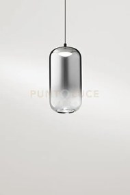 Solo vetro borosilicato fumé specchiato sfumato hunter d.10cm h.20cm