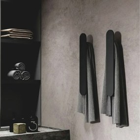 Scaldasalviette elettrico Ness 48 cm asfalto opaco 40W in ceramica